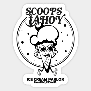 SCOOPS AHOY Sticker